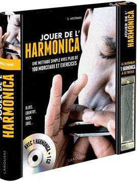 Jouer de l'harmonica. Une méthode simple avec plus de 100 morceaux et exercices, avec 1 harmonica, a