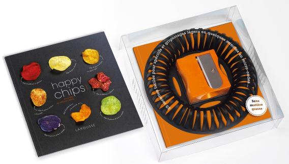 Happy Chips ! En 5 min au micro-ondes. Avec set à chips pour micro-ondes et taille-légumes