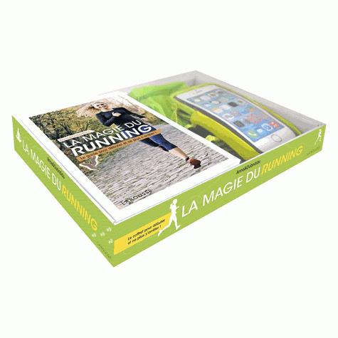 La magie du running. Coffret livre pochette à scratch pour smartphone bandana chiffon microfib