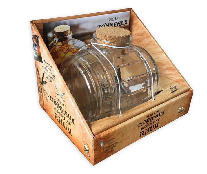Tous les tonneaux mènent au rhum. Contient un tonneau