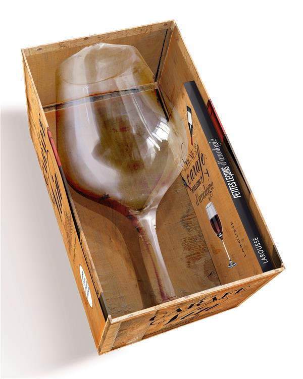 Coffret La carafe à vin. Contient 1 livre et 1 carafe en verre