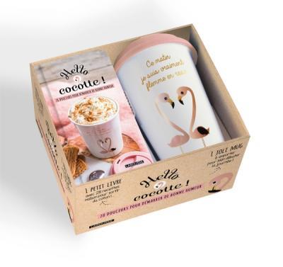 Coffret Hello cocotte ! 20 douceurs pour démarrer de bonne humeur ! Avec 1 mug