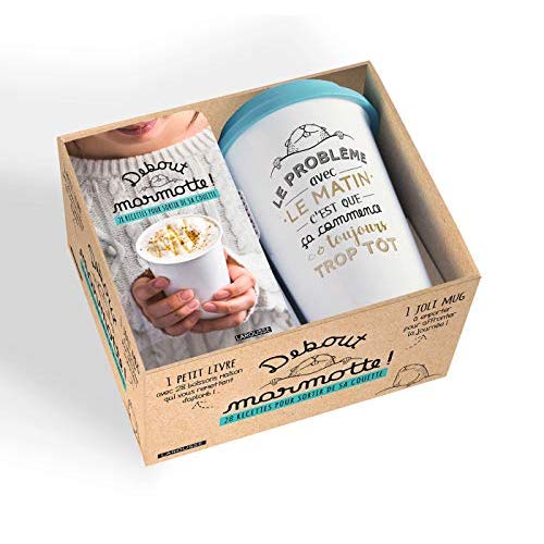 Coffret Debout marmotte ! 1 mug   1 livre pour une petite pause gourmande
