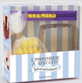 L'imprimerie à biscuits Spécial petits-beurre. Avec 1 emporte-pièce à petits-beurre et 1 alphabet et