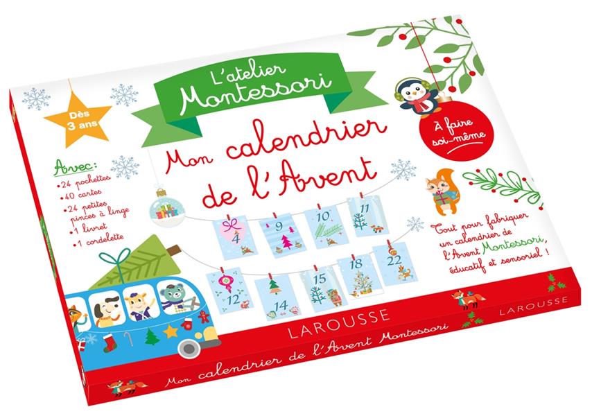 L'atelier Montessori. Mon calendrier de l'Avent