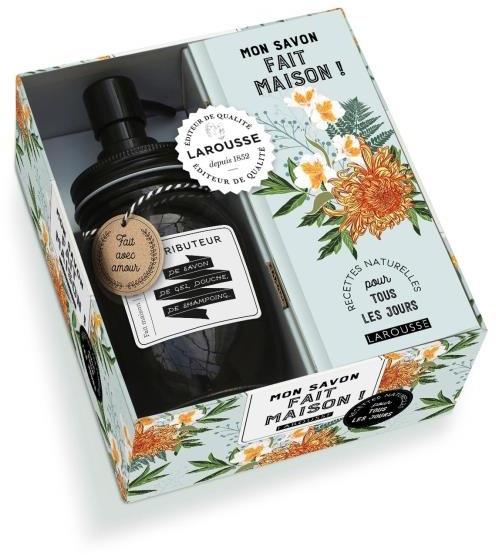 Mon savon fait maison ! Le livre de recettes avec 1 flacon à pompe en verre