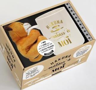Coffret Hakuna Matass' à moi. Avec 1 mug et 1 petite peluche