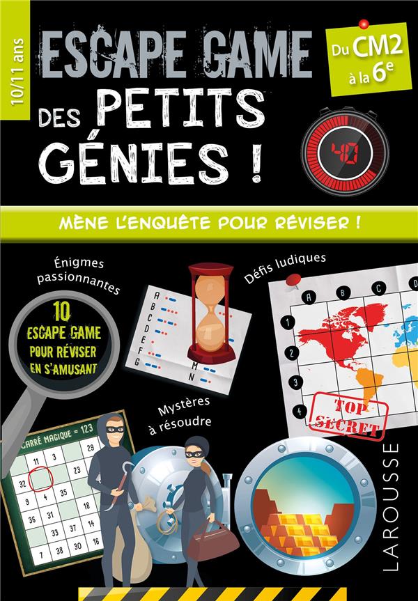 Escape game des petits génies ! Du CM2 à la 6e