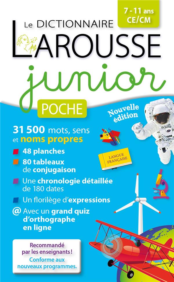 Dictionnaire Larousse junior poche. Edition 2019