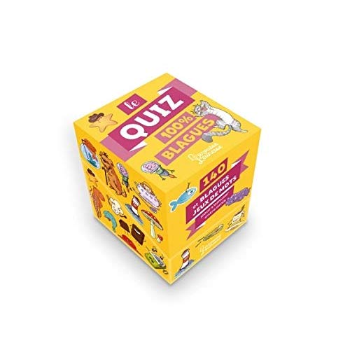 Le quiz 100% blagues. 140 blagues et jeux de mots pour s'amuser entre amis