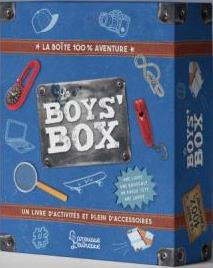 La Boys' Box. La boîte 100% aventure. Avec un livre d'activités et plein d'accessoires