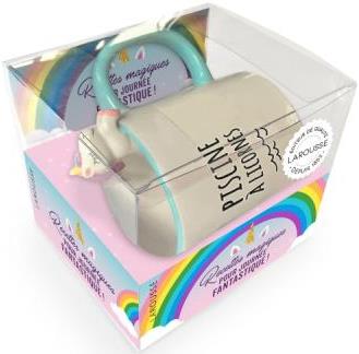 Coffret Piscine à licorne. Recettes magiques pour journée fantastique ! avec 1 mug licorne
