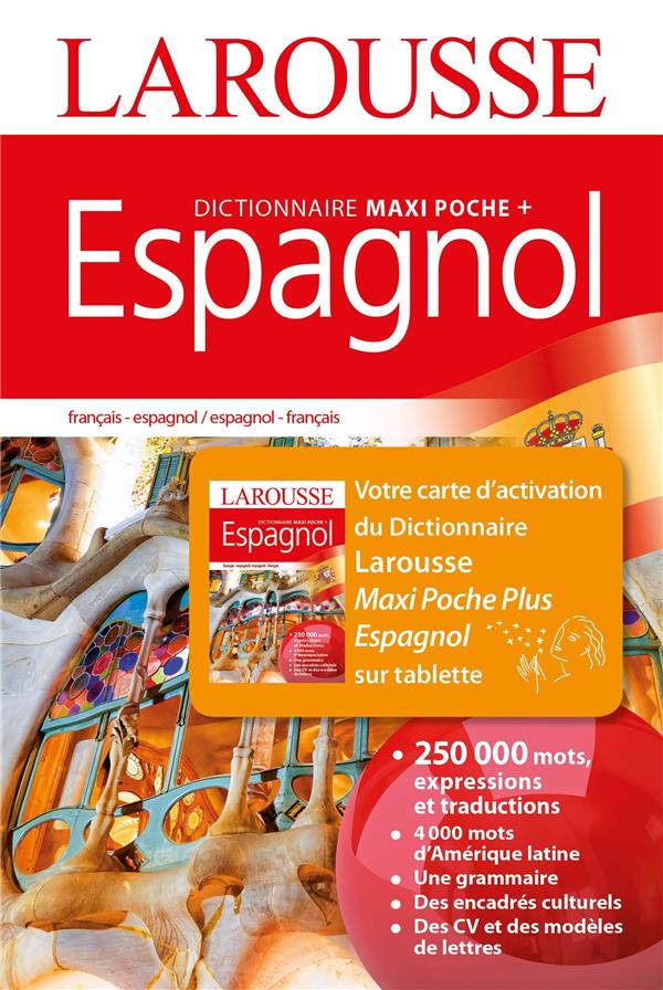 Dictionnaire Maxi poche Espagnol. Français-espagnol ; espagnol-français. Avec 1 carte d'activation