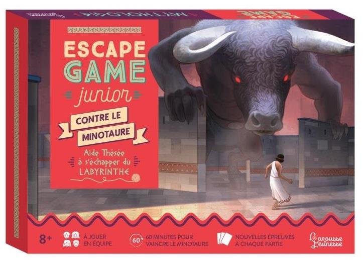 ESCAPE GAME JUNIOR - CONTRE LE MINOTAURE - AIDE THESEE A S'ECHAPPER DU LABYRINTHE