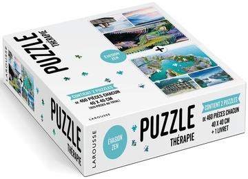 Evasion zen. Contient 2 puzzles de 460 pièces chacun