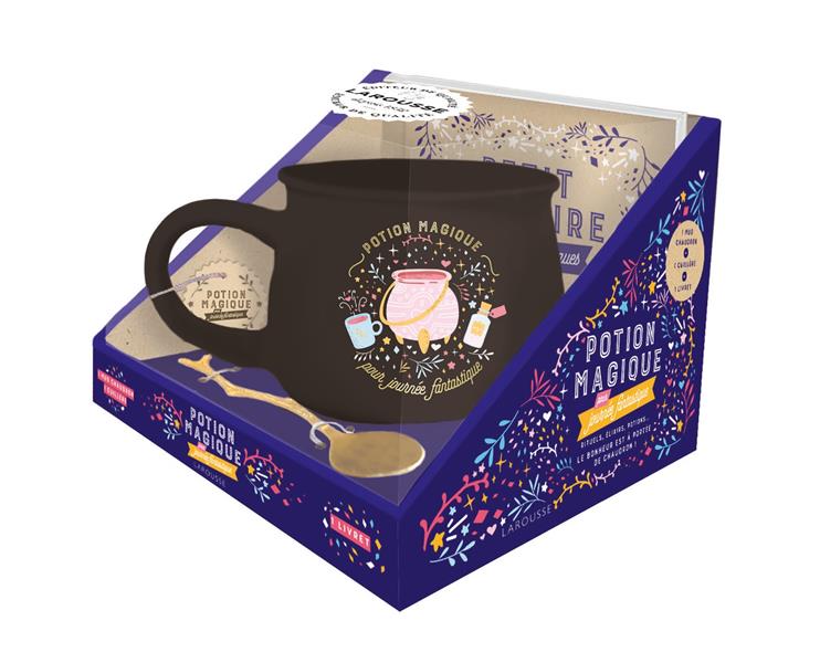Coffret Potion magique pour journée fantastique. Le Petit grimoire pour journée fantastique avec 1 m