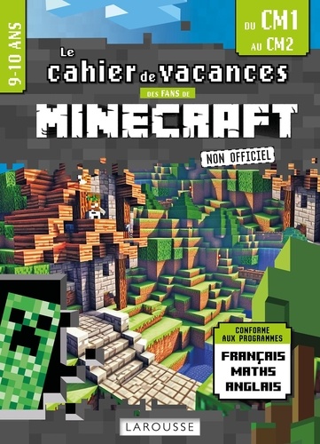 Fans de Minecraft cahier de vacances du CM1 au CM2
