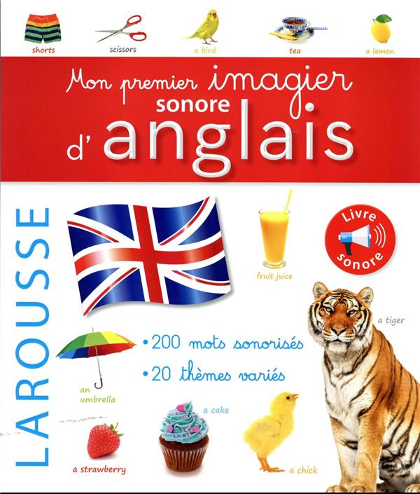 MON PREMIER IMAGIER SONORE D'ANGLAIS