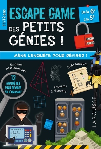 Escape game des petits génies ! De la 6e à la 5e