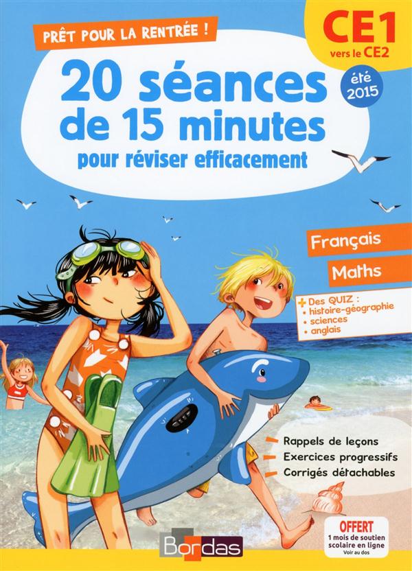 20 séances de 15 minutes pour réviser efficacement, CE1 vers le CE2