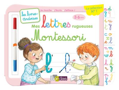 Mes lettres rugueuses Montessori. Avec un feutre effaçable