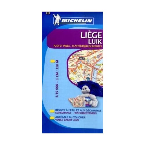 LIEGE PLAN DE LA VILLE INDEX 1 15000
