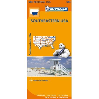 USA SOUTHEAST 11584 CARTE ' REGIONAL ' MICHELIN KA