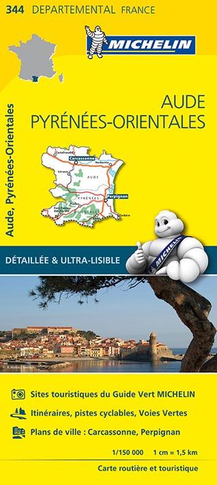 AUDE / PYRENEES - ORIENTALES 11344 CARTE ' LOCAL '