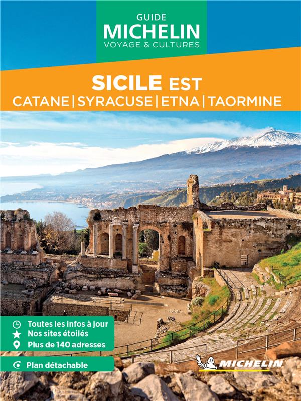 Sicile est. Catane, Syracuse, Etna, Taormine, Edition 2024, avec 1 Plan détachable
