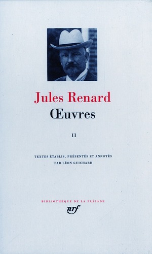 Oeuvres de Jules Renard Tome 2