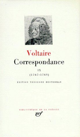 Correspondance. Tome 9, Juillet 1767-Septembre 1769