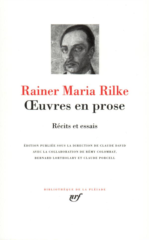 Oeuvres en prose. Récits et essais