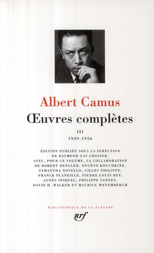 Oeuvres complètes. Tome 3, 1949-1956