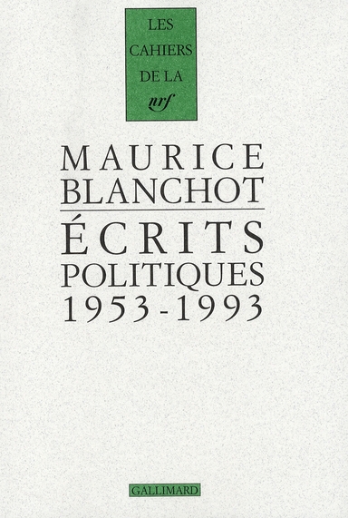 Ecrits politiques. 1953-1993