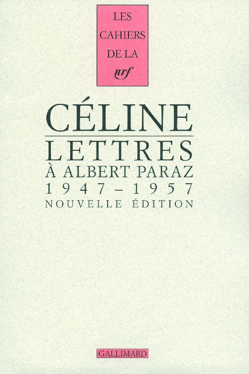 Lettres à Albert Paraz. 1947-1957