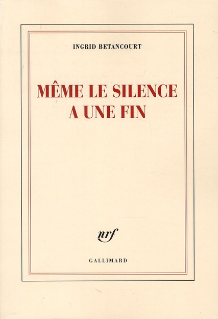 Même le silence a une fin