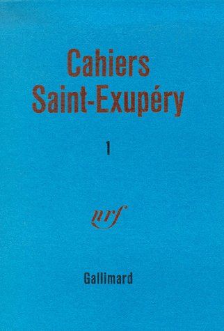 Cahiers Saint-Exupéry N° 1