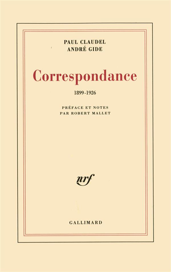 Correspondance 1899-1926