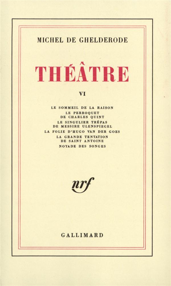 Théâtre. Tome 6