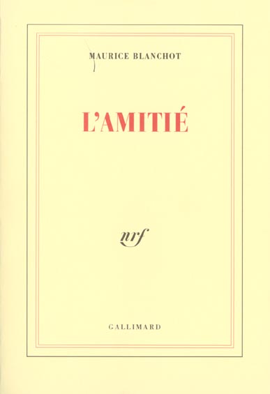 L'amitié
