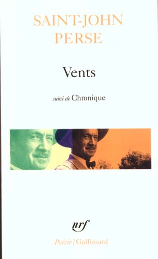 Vents suivi de Chronique et de Chant pour un équinoxe