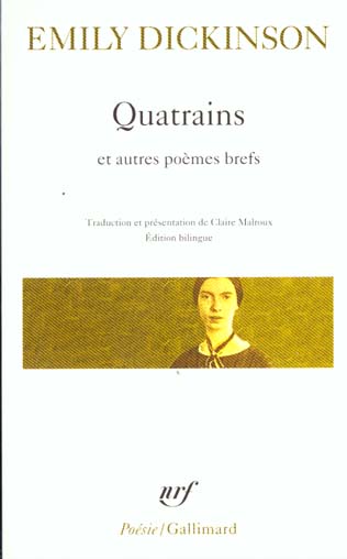 Quatrains et autres poèmes brefs. Edition bilingue français-anglais