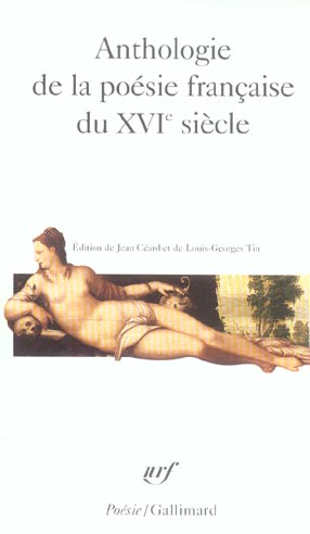 Anthologie de la poésie française du XVIe siècle