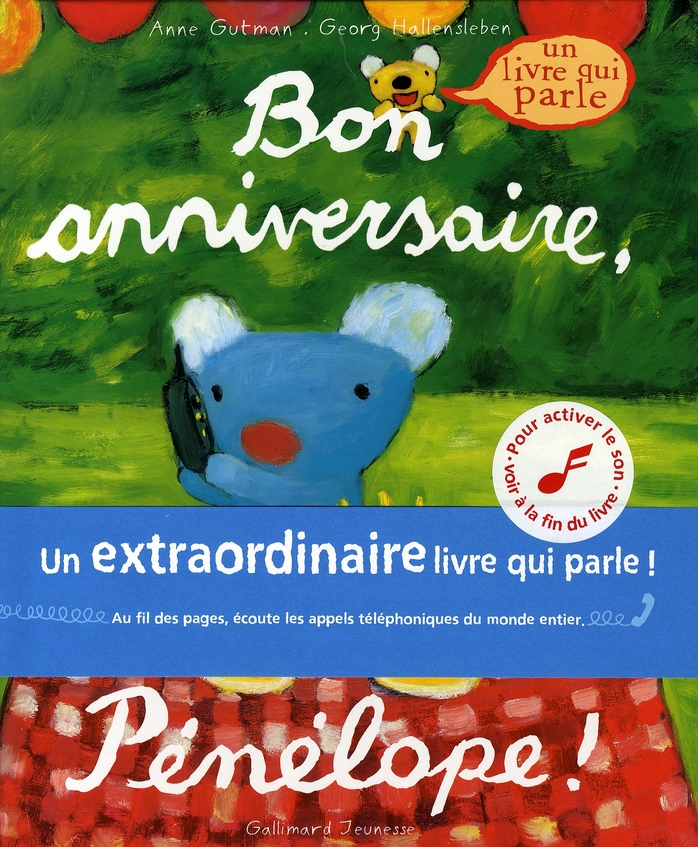 Bon anniversaire Pénélope ! Un livre qui parle