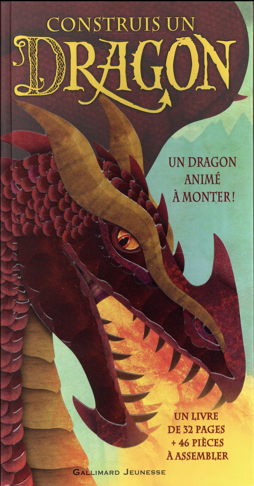 Construis un dragon. Contient 46 pièces à assembler