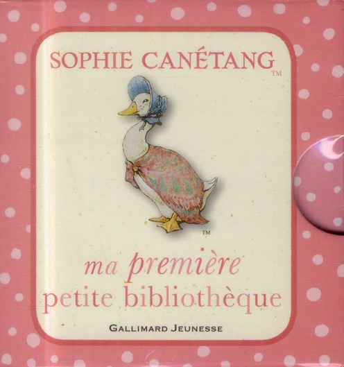 Ma première petite bibliothèque Sophie Canétang. Coffret 4 volumes : Mots ; Animaux ; Chiffres ; Tem