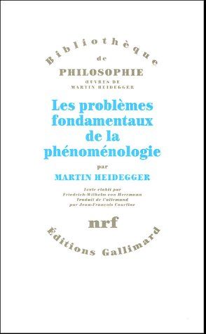 Les problèmes fondamentaux de la phénoménologie