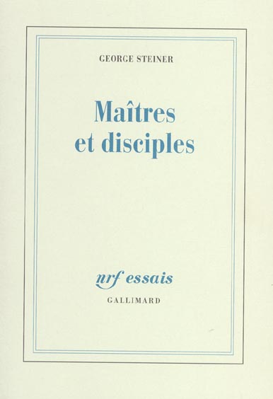 Maîtres et disciples