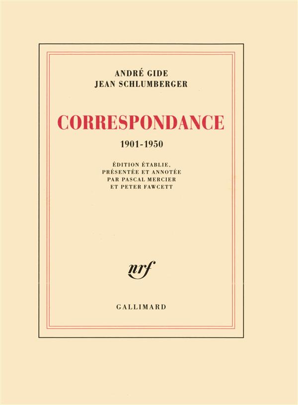 Correspondance. 1901-1950