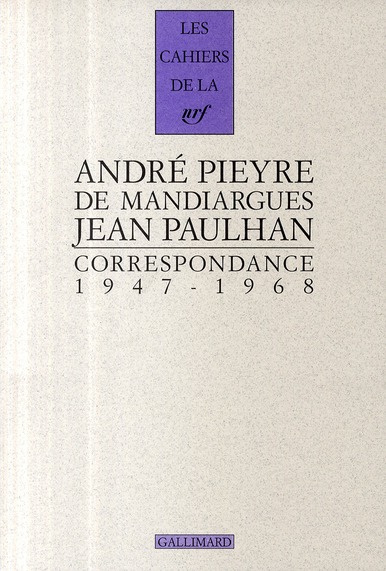 Correspondance 1947-1968